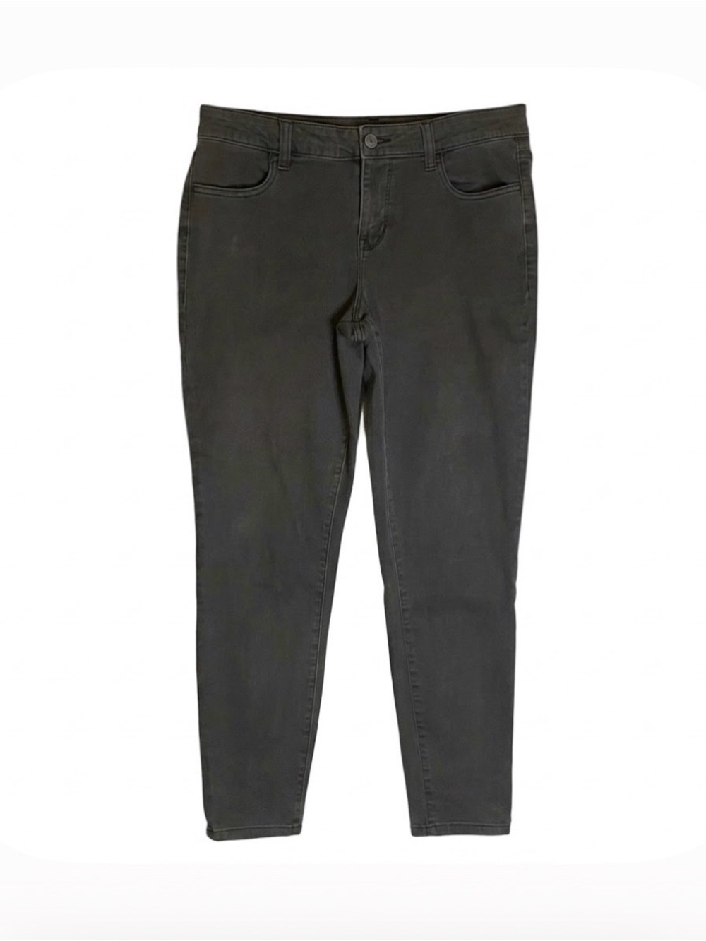 MAURICES Skinny Jeans, 4-Pocket, Women’s L, Regular, Gray